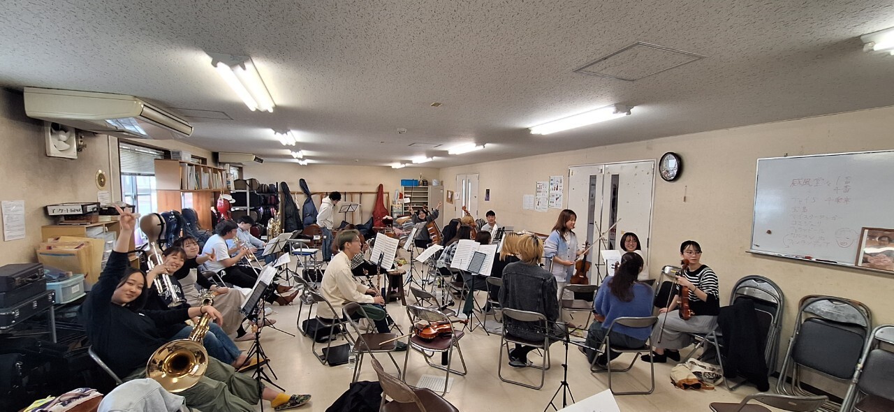 管弦楽団の活動の様子